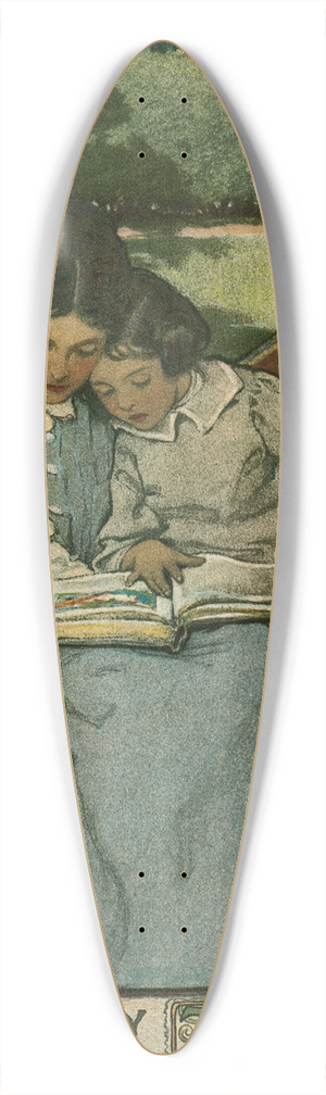 Jessie Willcox Smith - Fairy Tales 39.3 inch art pintail longboard deck