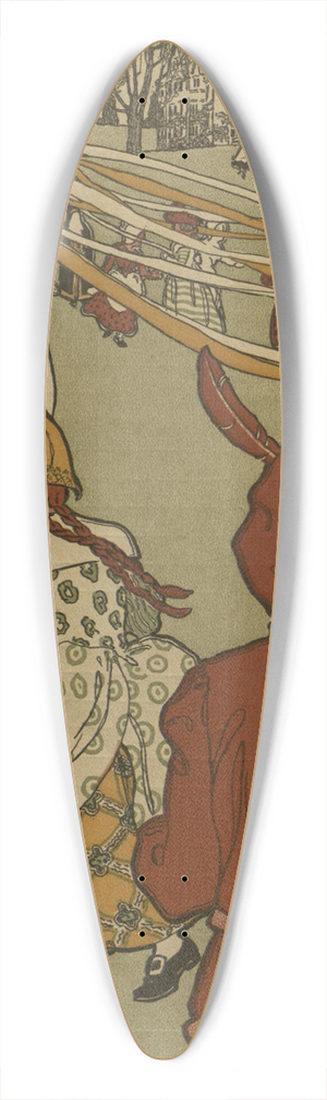 Jessie Willcox Smith - May 39.3 inch art pintail longboard deck