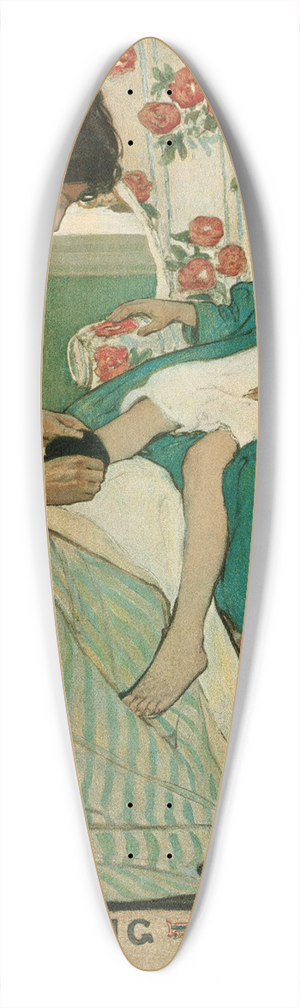 Jessie Willcox Smith - Morning 39.3 inch art pintail longboard deck
