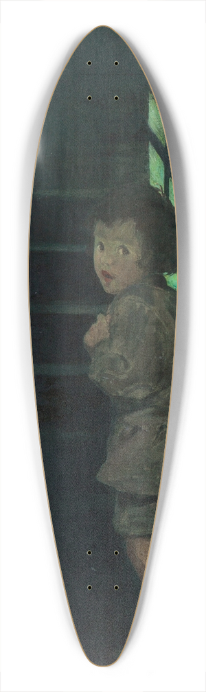 Jessie Willcox Smith - The Dark 39.3 inch art pintail longboard deck