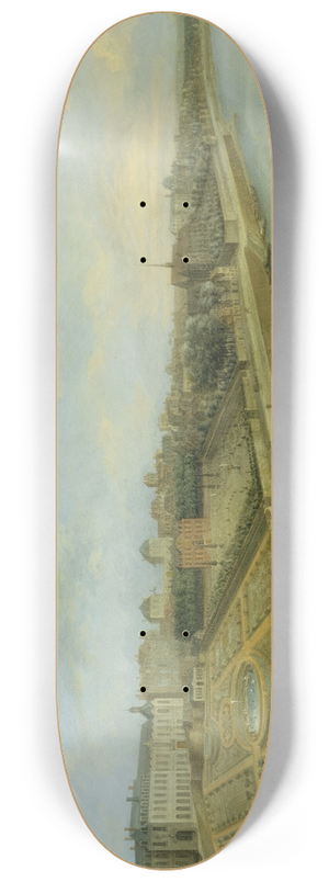 Charles-Lopold Grevenbroeck - Passy et Chaillot vus de Grenelle 8.25 inch art skate deck