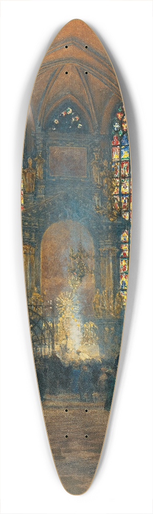 Jindich Tomec - Mass at St. Stephens Cathedral 39.3 inch art pintail longboard deck