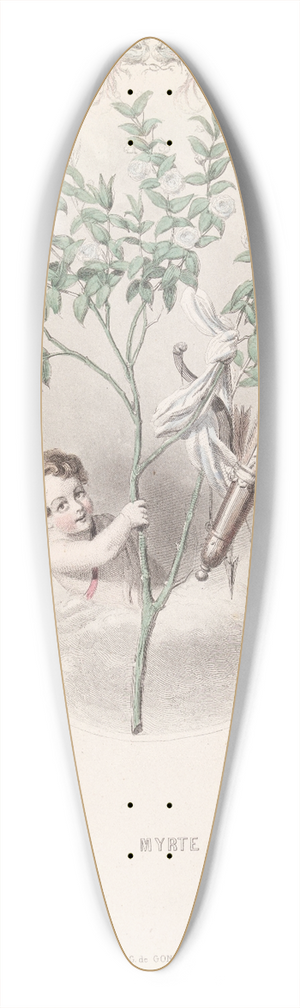J. J. Grandville - Myrte 39.3 inch art pintail longboard deck J. J. Grandville - Myrte 39.3 inch art pintail longboard deck