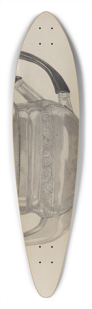 J.J. O'Neill - Teapot 39.3 inch art pintail longboard deck J.J. O'Neill - Teapot 39.3 inch art pintail longboard deck