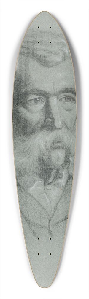 Jlius der - tdia hlavy 39.3 inch art pintail longboard deck