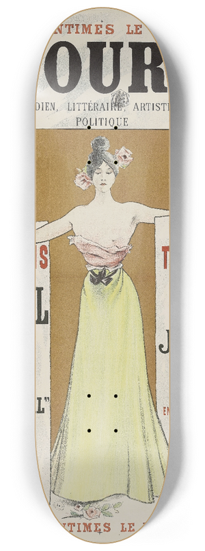 Charles Lucas - Le Journal 8.25 inch art skate deck