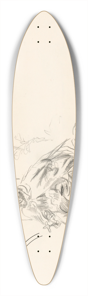 Jn Novk - obrk na Starch Horch pri kaplnke 39.3 inch art pintail longboard deck