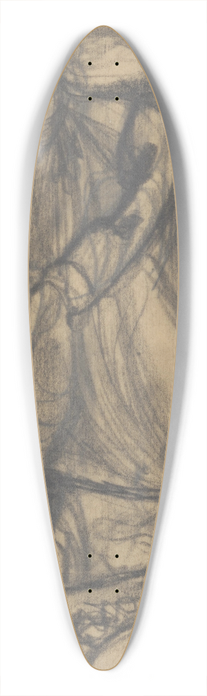 Jn Novk - Study for the Cover of J. Jnok I. 39.3 inch art pintail longboard deck