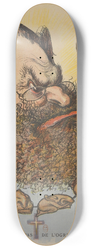 Charles-Lucien Landre - Le repas de logre 8.25 inch art skate deck