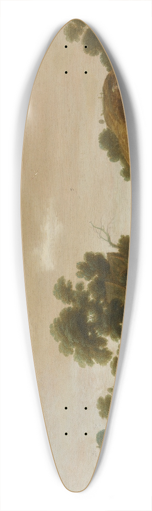 Joachim Govertsz Camphuysen - A Dune Landscape With A Peasant Woman And Child On A Path, Farm Houses Beyond 39.3 inch art pintail longboard deck