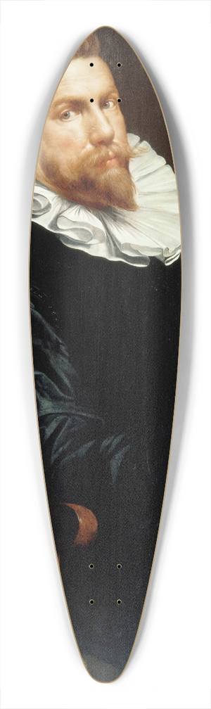 Joachim Wtewael - Self-Portrait 39.3 inch art pintail longboard deck Joachim Wtewael - Self-Portrait 39.3 inch art pintail longboard deck