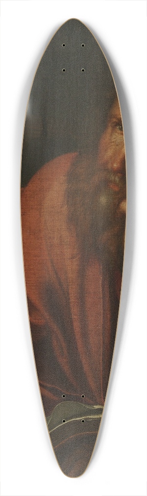 Joachim Wtewael - The Evangelist Saint Mark 39.3 inch art pintail longboard deck Joachim Wtewael - The Evangelist Saint Mark 39.3 inch art pintail longboard deck