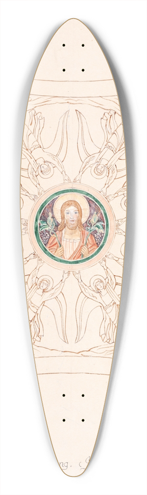 Joakim Skovgaard - Udkast til freskerne i Viborg Domkirke. Sndre korsarms-hvlvning 39.3 inch art pintail longboard deck