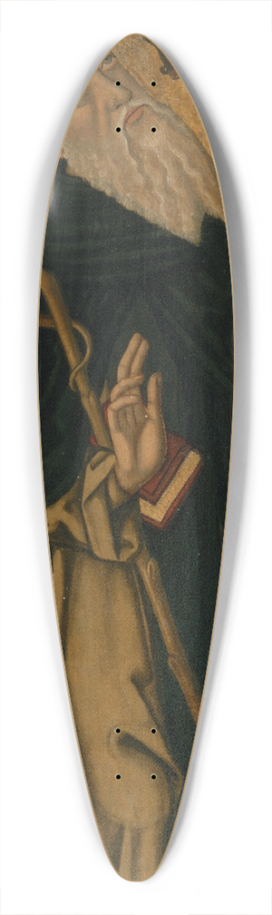 Joan Des - Saint Anthony the Abbot Tormented by Demons 39.3 inch art pintail longboard deck