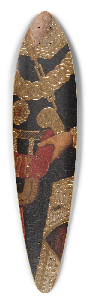 Joan Gasc - Abraham 39.3 inch art pintail longboard deck