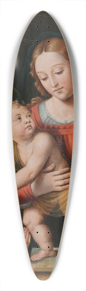 Joan Macip - The Virgin Mary With The Christ Child And The Infant SaintJohn The Baptist 39.3 inch art pintail longboard deck