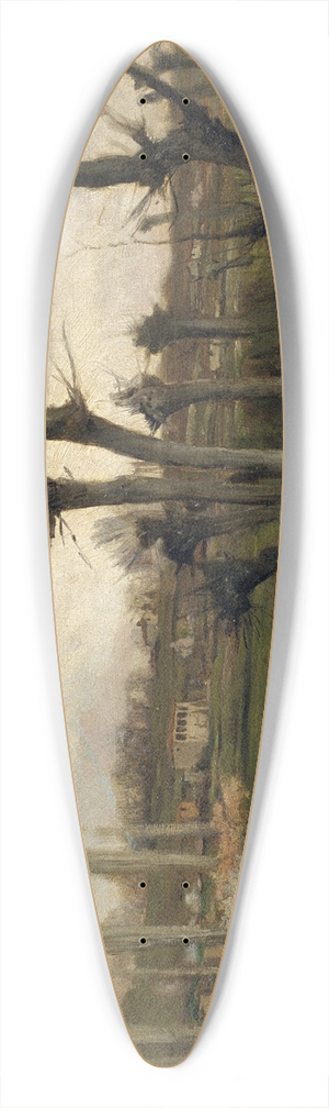 Joaquim Vayreda - The Beginning of Spring 39.3 inch art pintail longboard deck Joaquim Vayreda - The Beginning of Spring 39.3 inch art pintail longboard deck