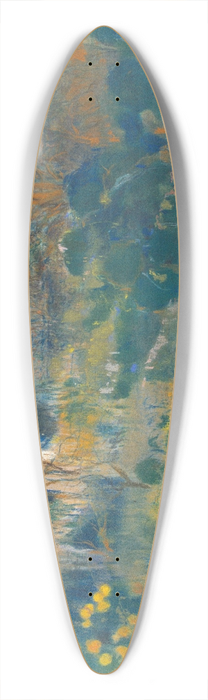 Joaquin Mir Trinxet - Landscape 39.3 inch art pintail longboard deck