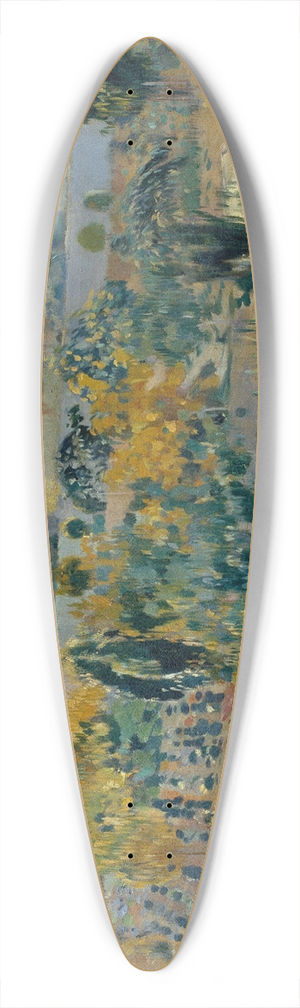 Joaquin Mir Trinxet - The New Pond 39.3 inch art pintail longboard deck
