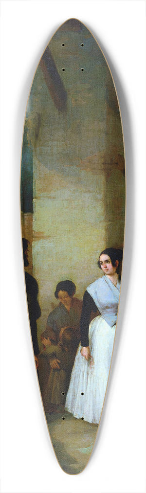 Joaqun Domnguez Bcquer - Indoor Dance 39.3 inch art pintail longboard deck