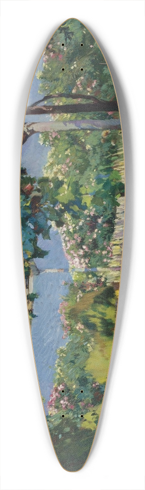 Joaqun Sorolla - La Siesta En El Jardin 39.3 inch art pintail longboard deck