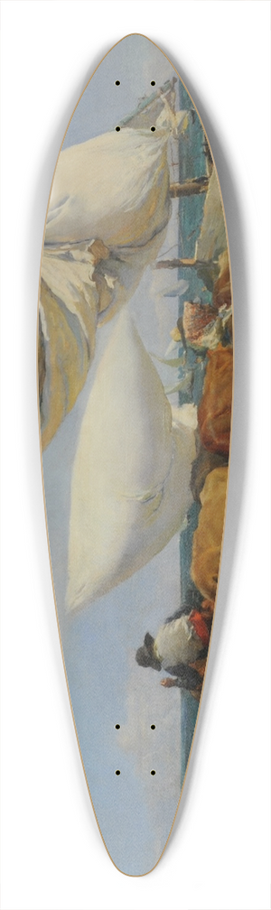 Joaqun Sorolla - La vuelta de la pesca 39.3 inch art pintail longboard deck