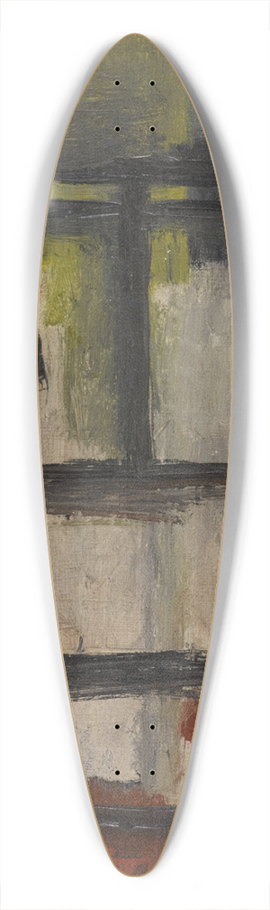 Joaqun Torres-Garca - Jarra constructiva 39.3 inch art pintail longboard deck