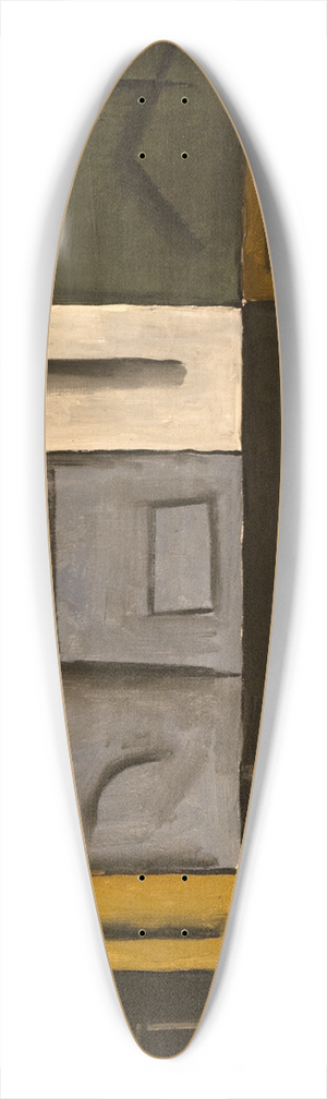 Joaqun Torres-Garca - Pintura constructiva 39.3 inch art pintail longboard deck