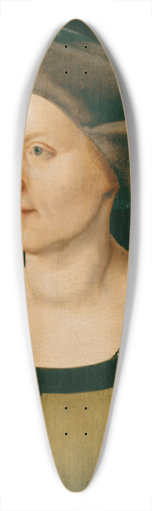 Joerg Breu the Elder - Portrait Of A Woman 39.3 inch art pintail longboard deck