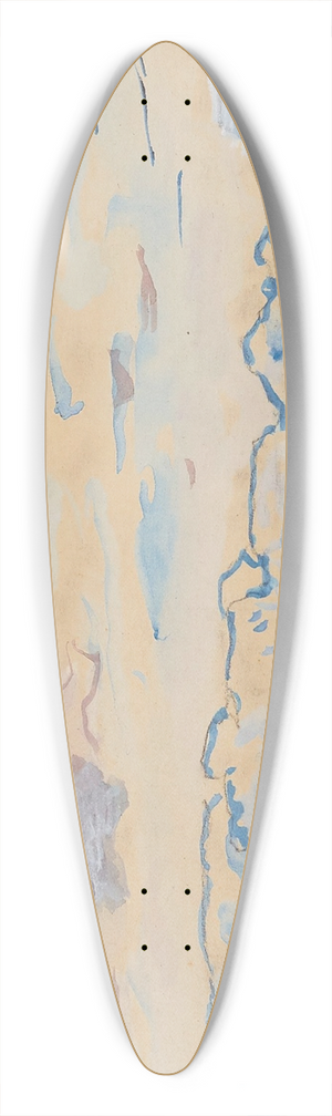 Johan Barthold Jongkind - La Cte Saint Andr 39.3 inch art pintail longboard deck