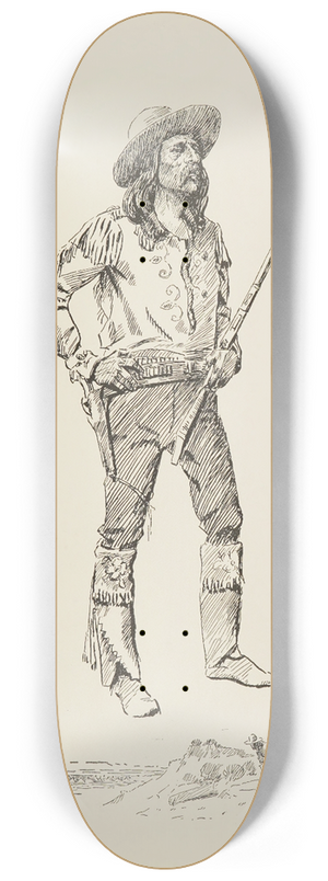 Charles Marion Russell - The Scout 8.25 inch art skate deck