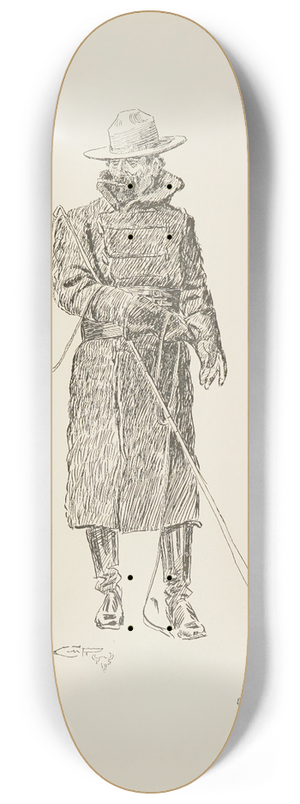 Charles Marion Russell - The Stage Driver 8.25 inch art skate deck