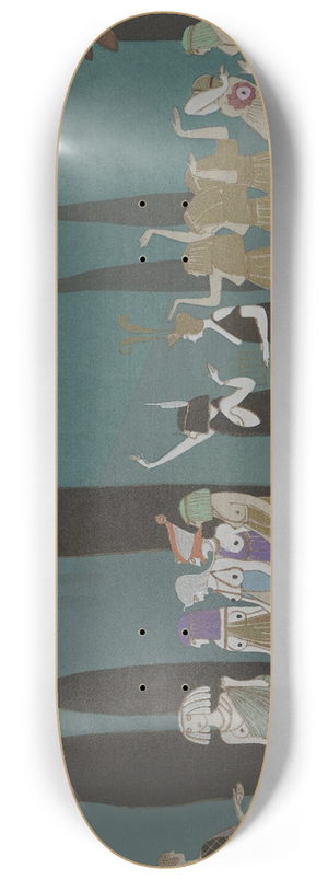 Charles Martin - Aphrodite ; Dans les jardins de la Desse 8.25 inch art skate deck