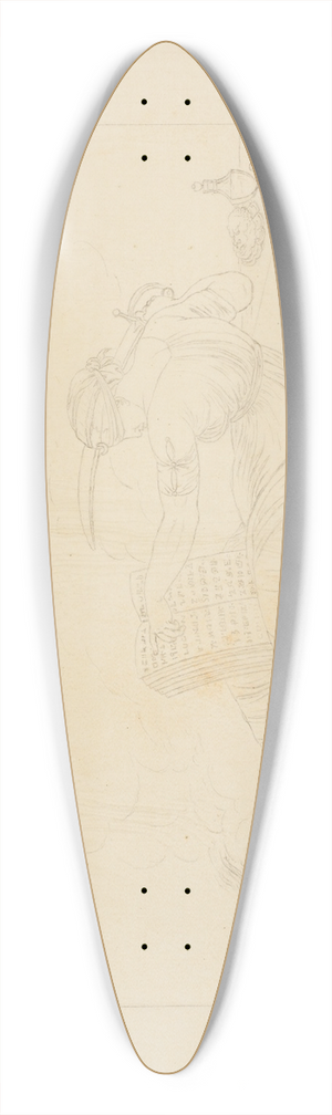 Johan Frederik Clemens - Den muhamedanske religion 39.3 inch art pintail longboard deck