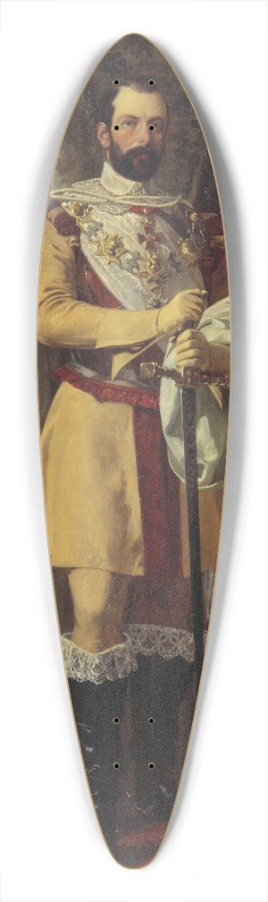 Johan Fredrik Hckert - Karl XV 39.3 inch art pintail longboard deck
