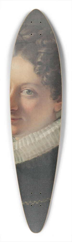 Johan Gustaf Sandberg - Portrait of the artists wife Sofia Dorotea Sandberg ne Kkeritz 39.3 inch art pintail longboard deck