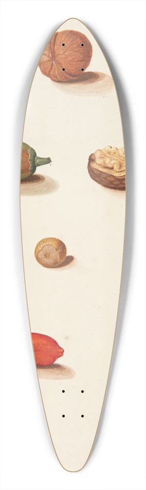 Johanna Fosie - Studie af ble, ndder og peberfrugter 39.3 inch art pintail longboard deck Johanna Fosie - Studie af ble, ndder og peberfrugter 39.3 inch art pintail longboard deck