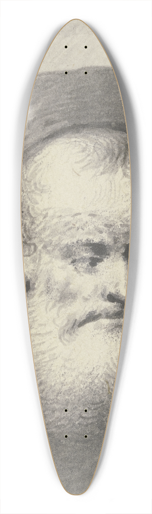 Johann Andreas Benjamin Nothnagel - Brustbild eines weibrtigen Mannes mit Kappe, leicht nach rechts gewandt 39.3 inch art pintail longboard deck