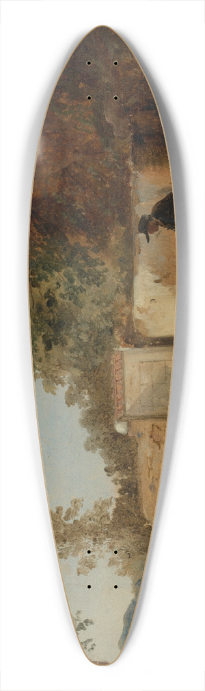 Johann Baptist Kirner - Grotte 39.3 inch art pintail longboard deck