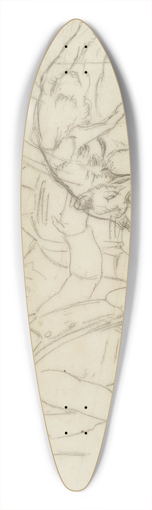 Johann Baptist Kirner - Group around Max of Baden  shot game 39.3 inch art pintail longboard deck