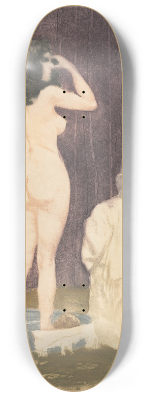 Charles Maurin - The Dressing Room 8.25 inch art skate deck
