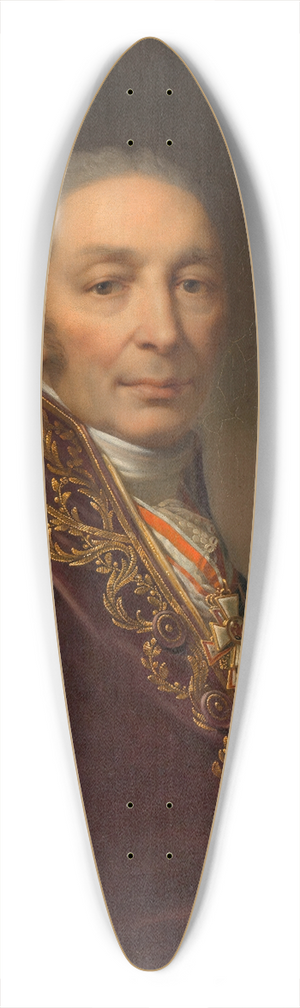 Johann Baptist von Lampi the Younger - Josef von Sonnenfels 39.3 inch art pintail longboard deck