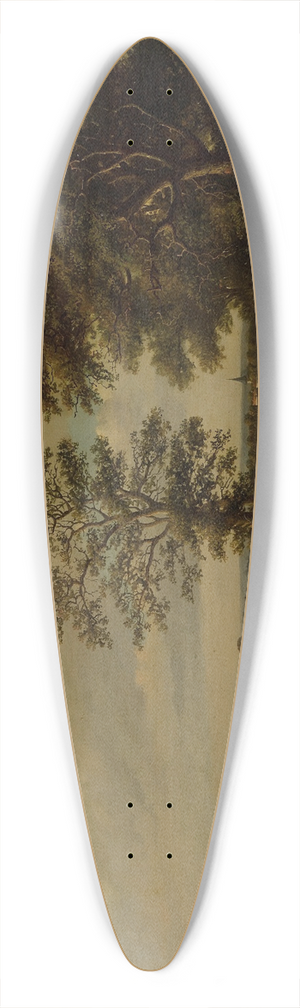 Johann Bernhard Klombeck - After the Hunt 39.3 inch art pintail longboard deck