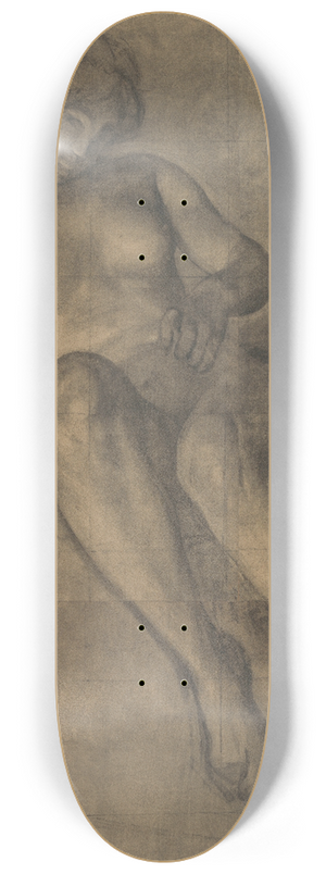 Charles Mertens - Figure Study 8.25 inch art skate deck