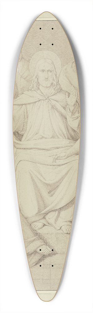 Johann David Passavant - Jesus, Martha and Mary 39.3 inch art pintail longboard deck