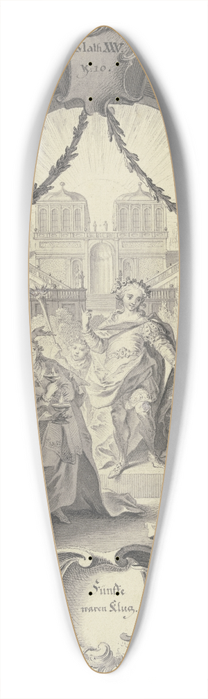 Johann Esaias Nilson - Der Brutigam und die fnf klugen Jungfrauen 39.3 inch art pintail longboard deck
