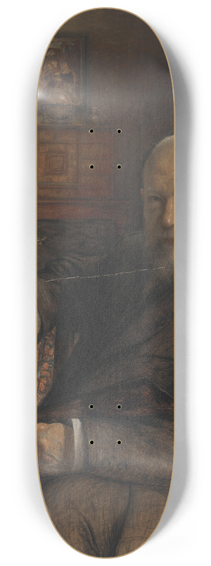 Charles Mertens - The Painter Frans Van Leemputten 8.25 inch art skate deck