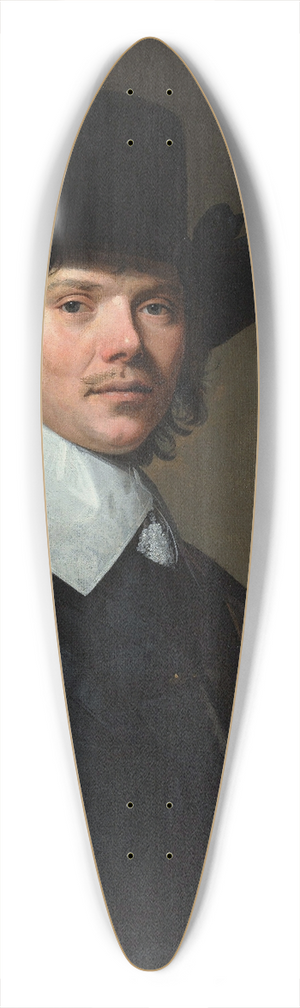 Johannes Cornelisz Verspronck - Portrait of a Man 39.3 inch art pintail longboard deck