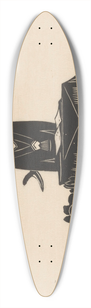 Johannes Frederik Engelbert ten Klooster - Dalang 39.3 inch art pintail longboard deck