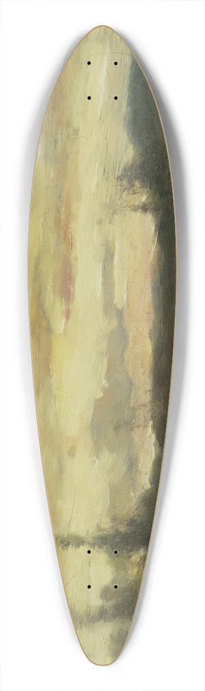 Johannes Gijsbert Vogel - Landschap aan de vaart bij Hilversum 39.3 inch art pintail longboard deck